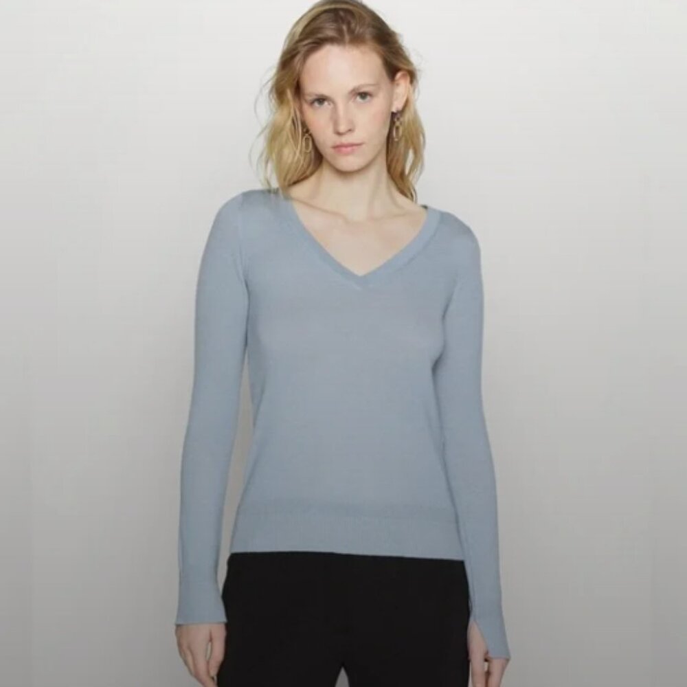 Max Mara Studio Silk & Wool Lightweight Sweater Size Medium